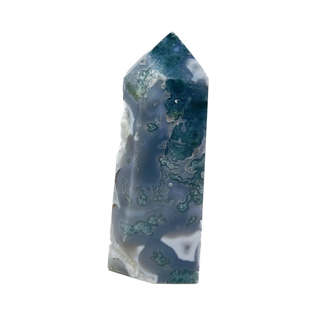 Moss Agate Obelisks