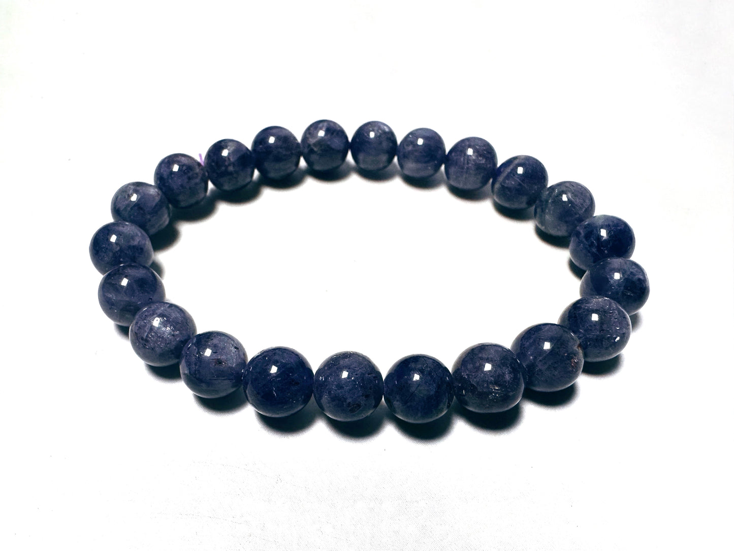 Iolite Beaded Bracelet