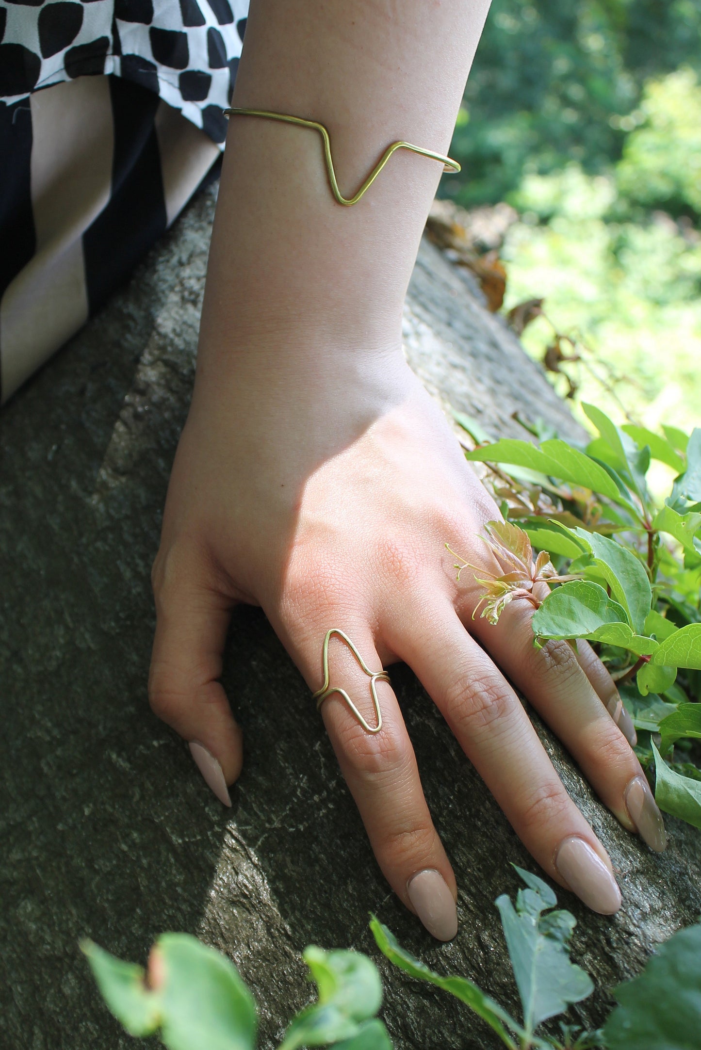 Triangle Duo Ring Set - Luni