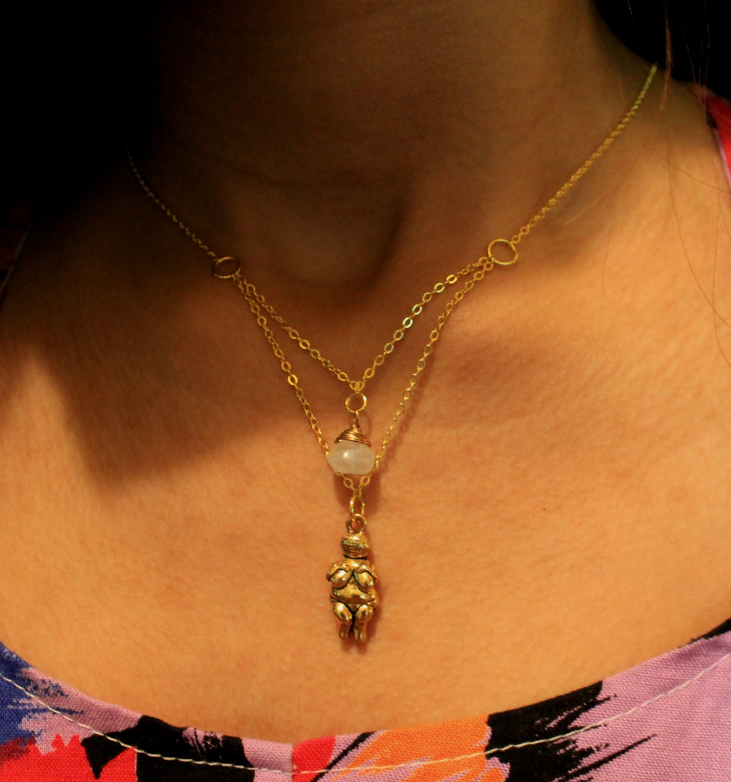 Venus of Willendorf Necklace - Luni