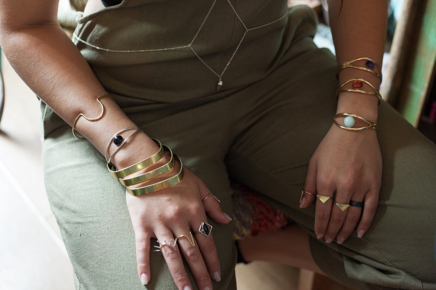 Sacred Triangle Body Chain - Luni