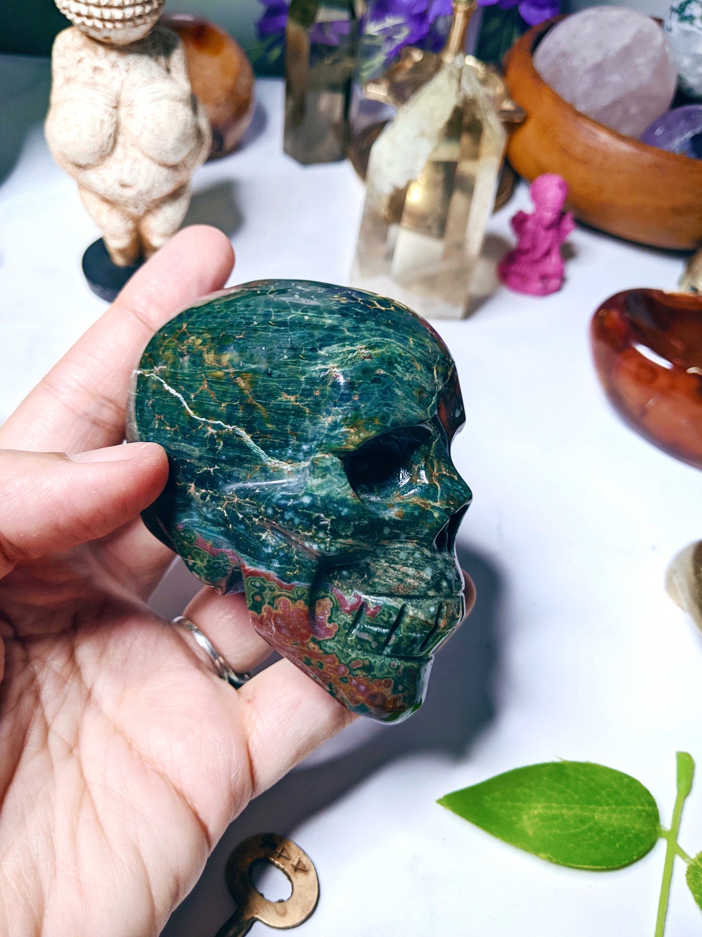 Ocean Jasper Large Skulls