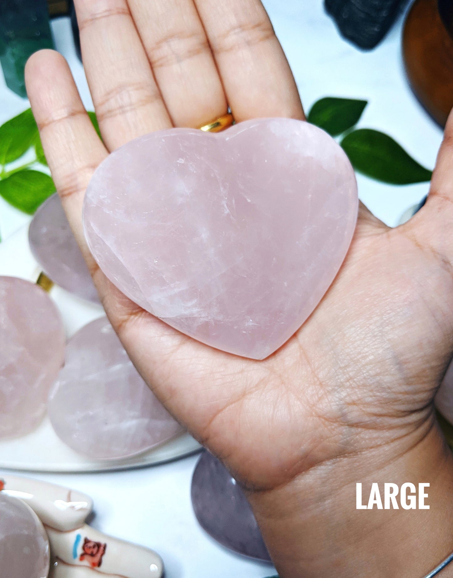 Rose Quartz Hearts