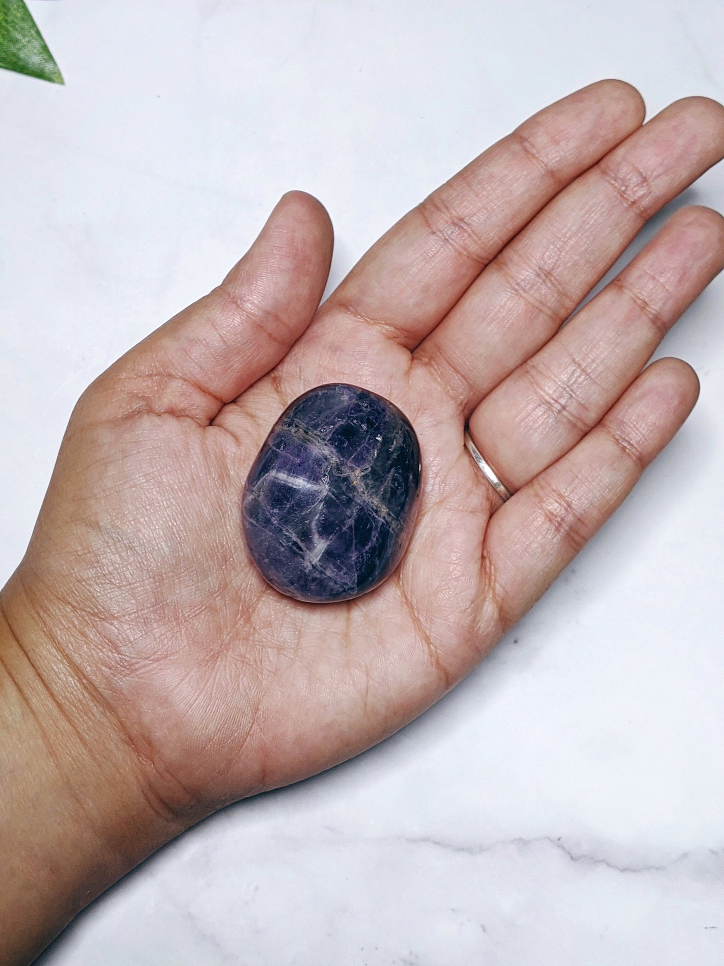 Chevron Amethyst Tumbles