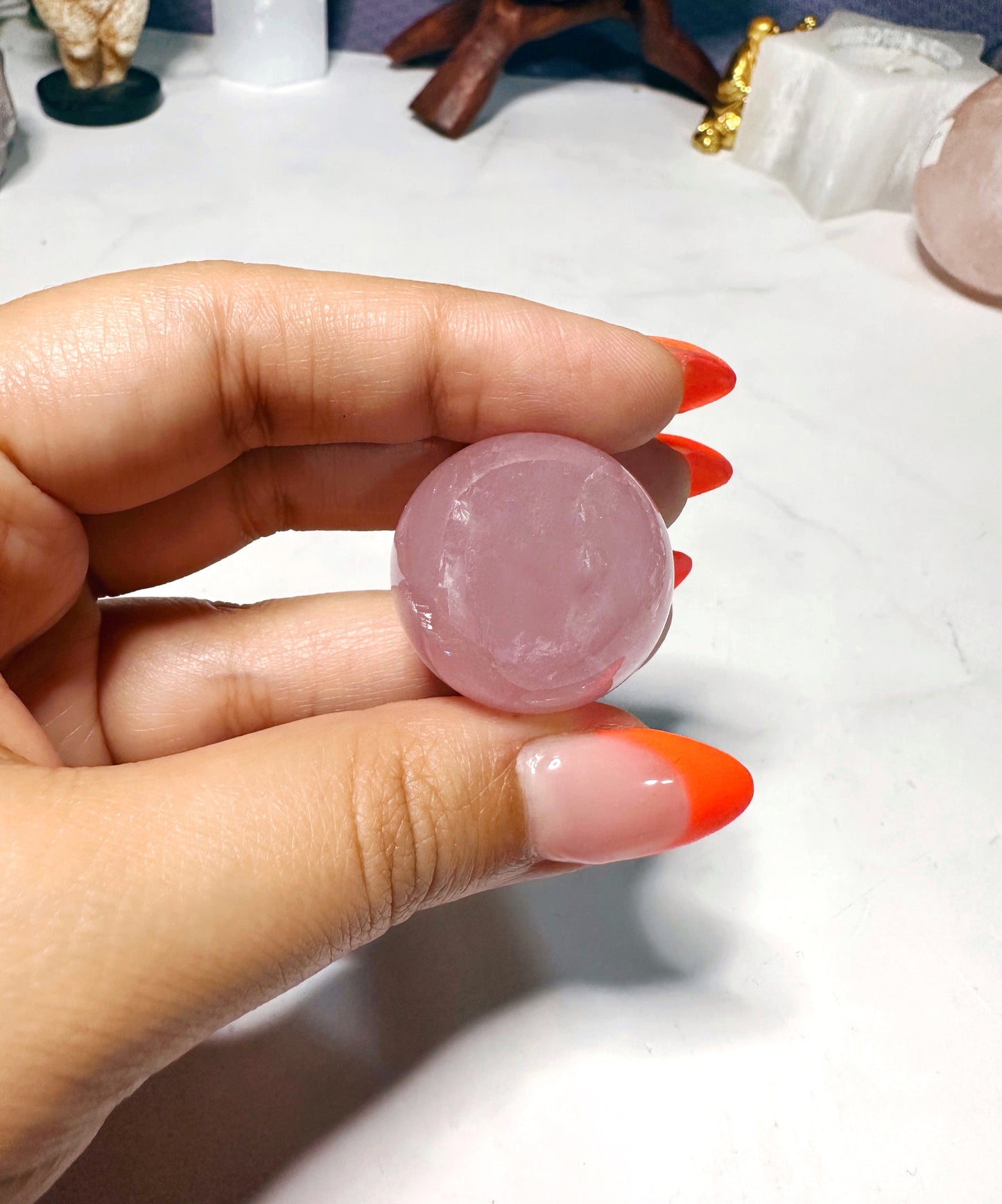 Rose Quartz Spheres