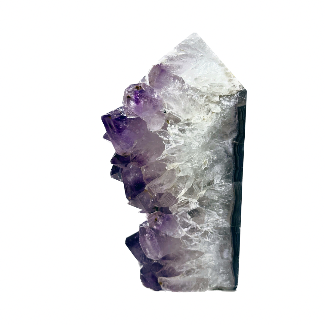 Amethyst Druzy Tower