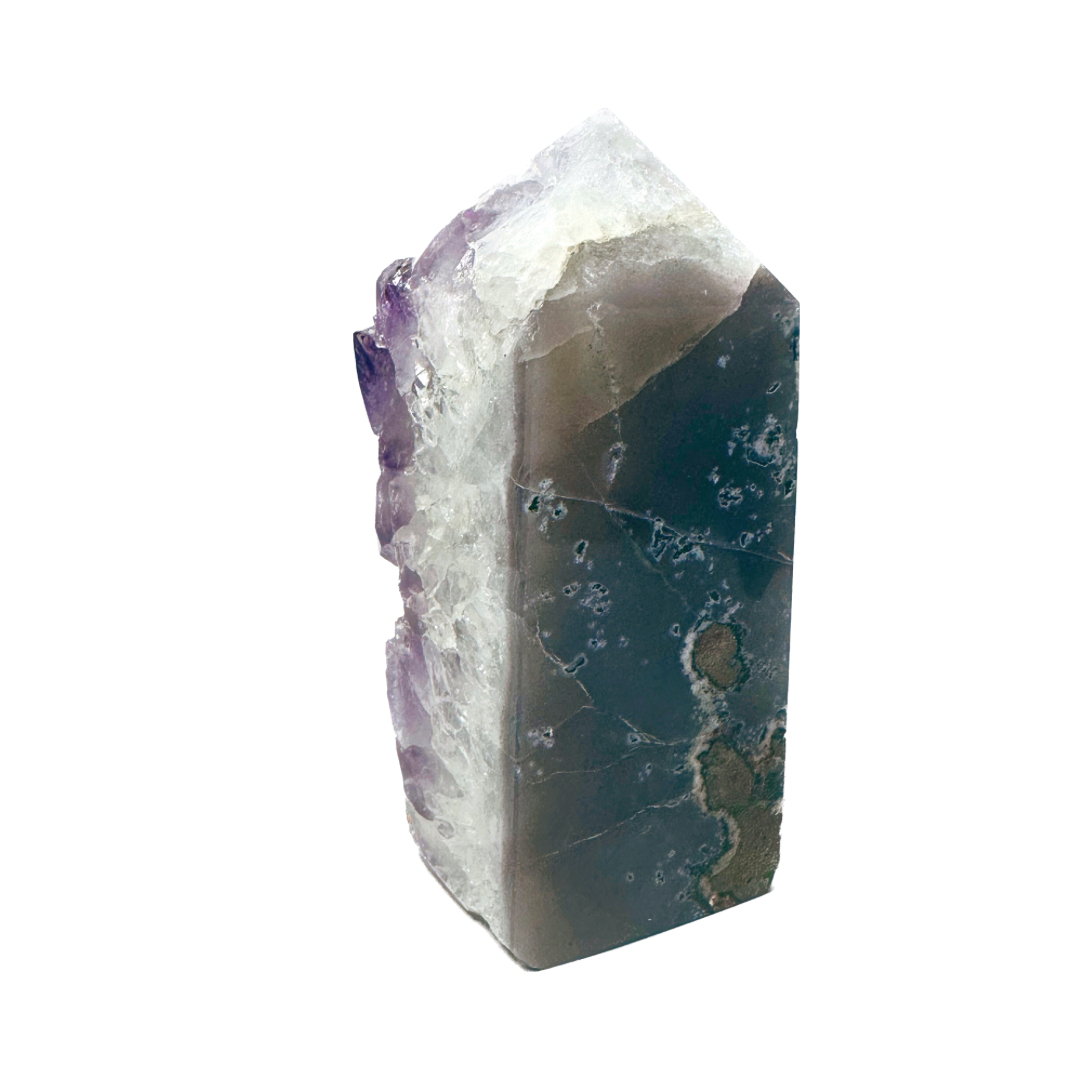 Amethyst Druzy Tower